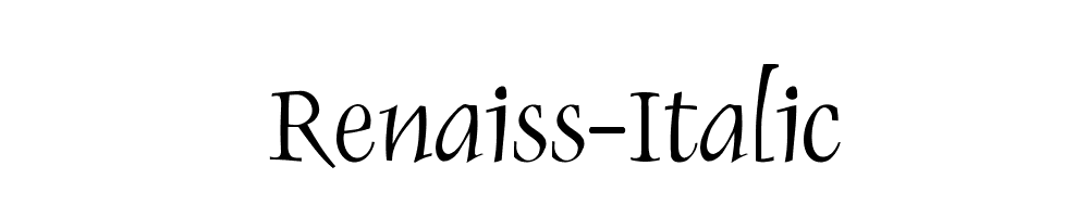 Renaiss-Italic