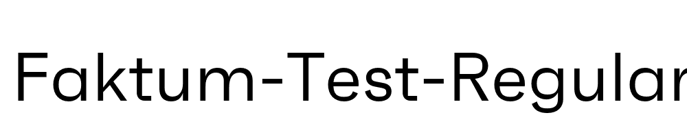 Faktum-Test-Regular