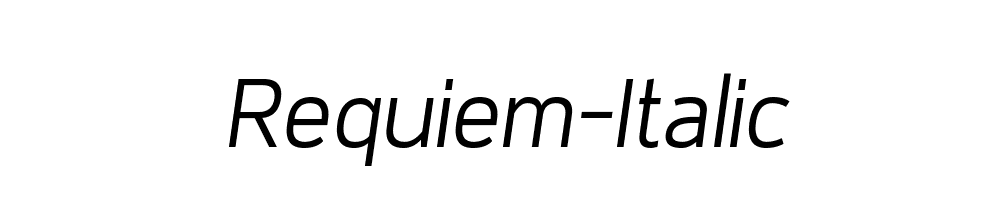 Requiem-Italic