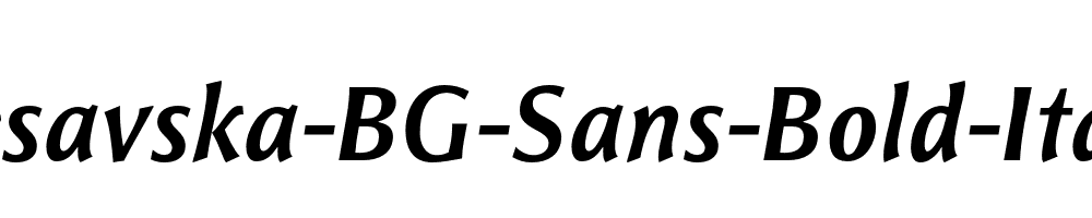 Resavska-BG-Sans-Bold-Italic