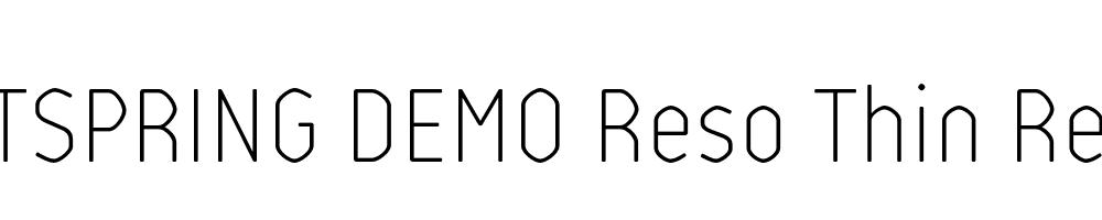  DEMO Reso Thin Regular