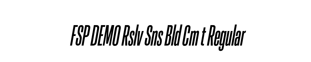 FSP DEMO Rslv Sns Bld Cm t Regular