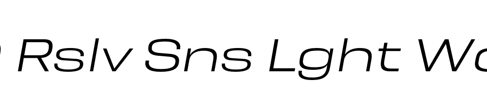 FSP DEMO Rslv Sns Lght Wd t Regular