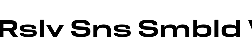 FSP DEMO Rslv Sns Smbld Wd Regular