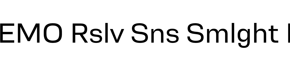 FSP DEMO Rslv Sns Smlght Regular