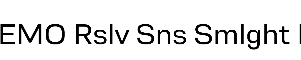 FSP DEMO Rslv Sns Smlght Regular