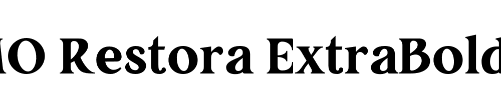 FSP DEMO Restora ExtraBold Regular