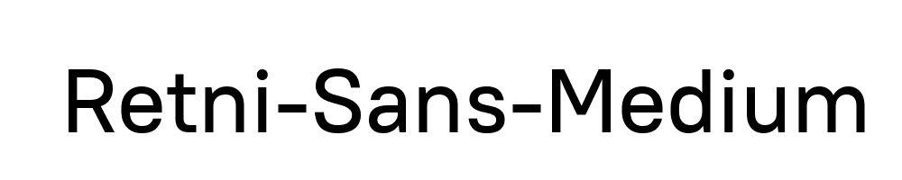 Retni-Sans-Medium