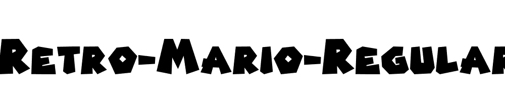 Retro-Mario-Regular