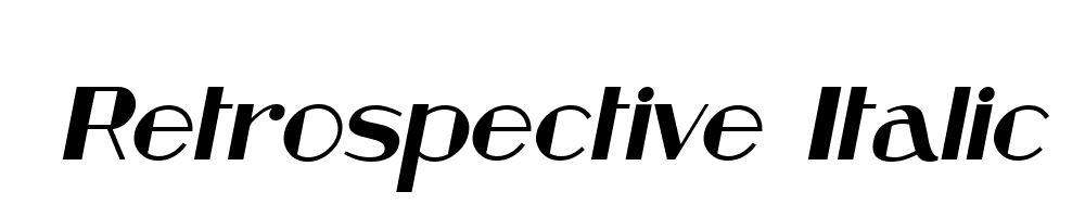 Retrospective-Italic