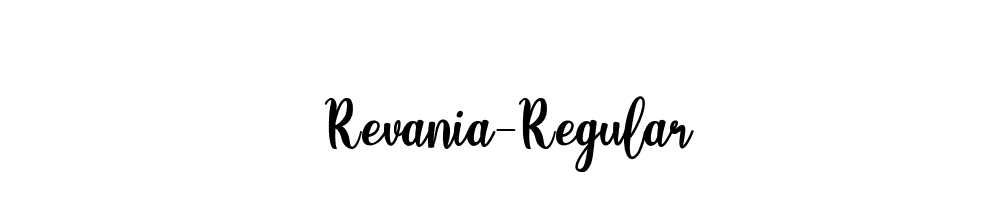 Revania-Regular