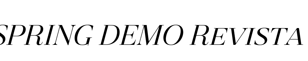  DEMO Revista Italic