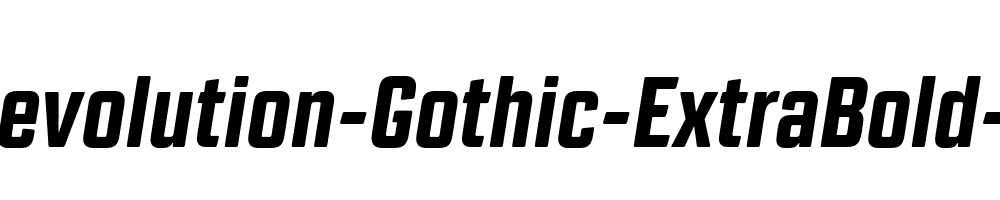 Revolution-Gothic-ExtraBold-It