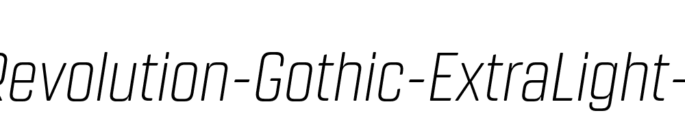 Revolution-Gothic-ExtraLight-It