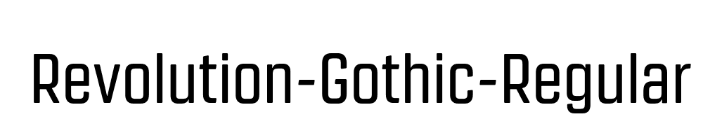 Revolution-Gothic-Regular