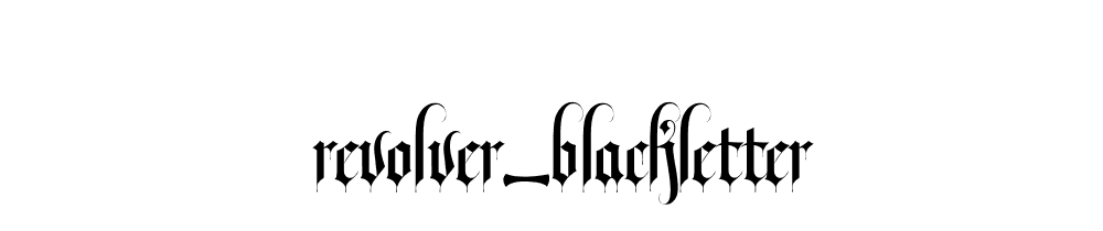 Revolver_blackletter