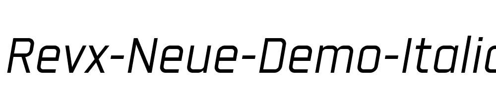 Revx-Neue-Demo-Italic