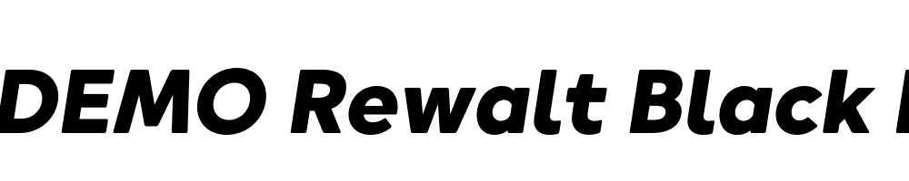 FSP DEMO Rewalt Black Italic