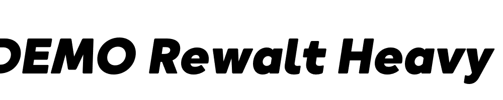 FSP DEMO Rewalt Heavy Italic