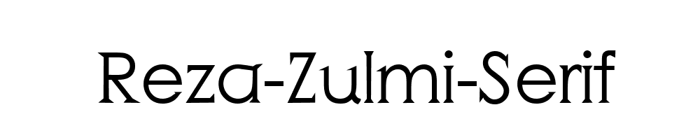 Reza-Zulmi-Serif