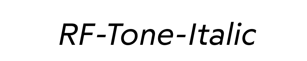 RF-Tone-Italic