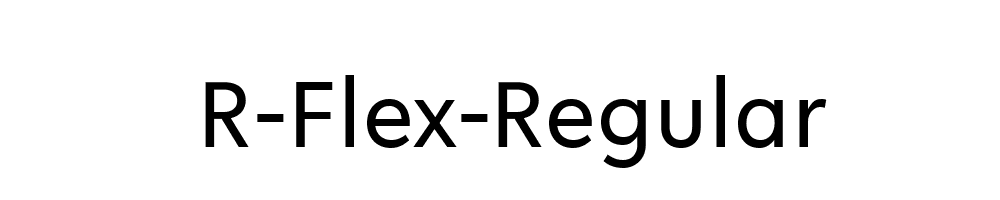 R-Flex-Regular