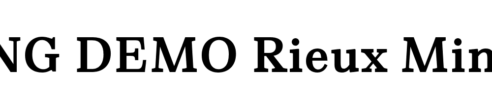  DEMO Rieux Minus SemiBold