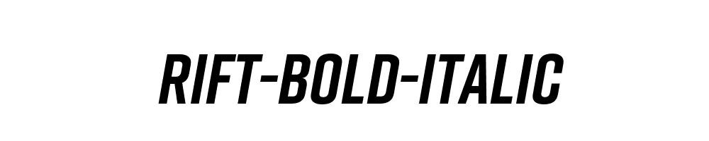 Rift-Bold-Italic