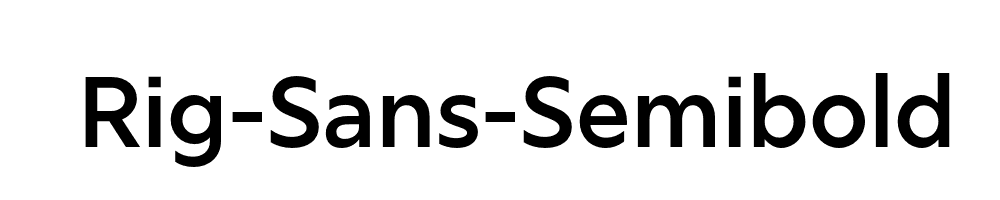 Rig-Sans-Semibold