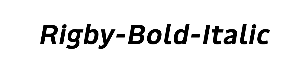 Rigby-Bold-Italic