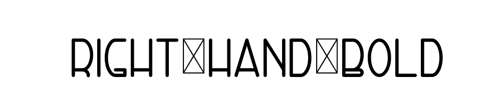 Right-Hand-Bold