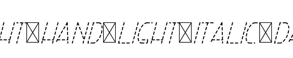 Right-Hand-Light-Italic-Dash