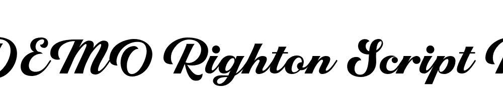 FSP DEMO Righton Script Regular