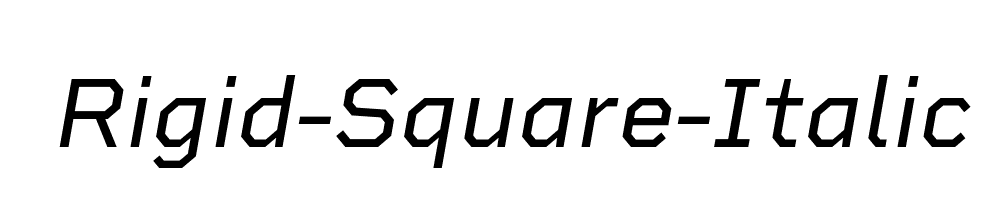 Rigid-Square-Italic