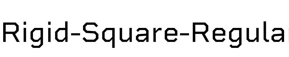 Rigid-Square-Regular