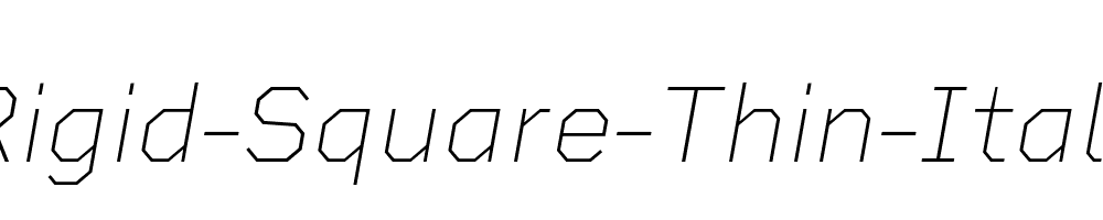 Rigid-Square-Thin-Italic