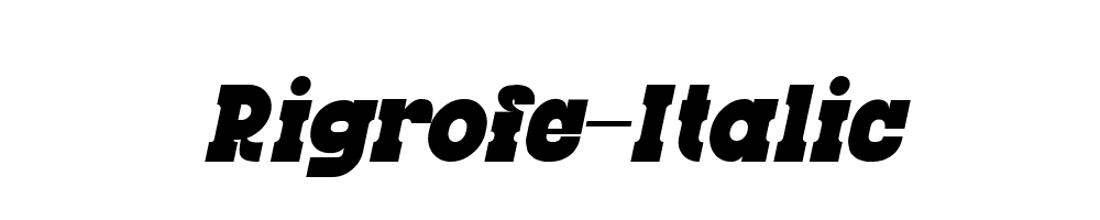 Rigrofe-Italic