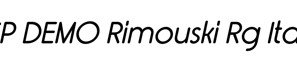 FSP DEMO Rimouski Rg Italic