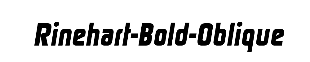 Rinehart-Bold-Oblique