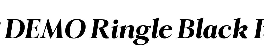 FSP DEMO Ringle Black Italic