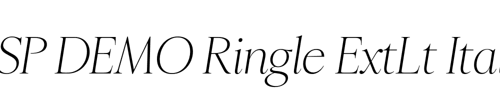 FSP DEMO Ringle ExtLt Italic