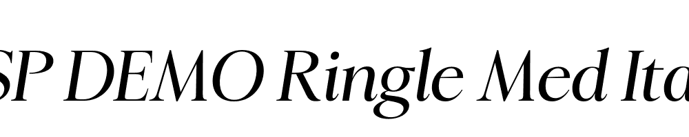 FSP DEMO Ringle Med Italic