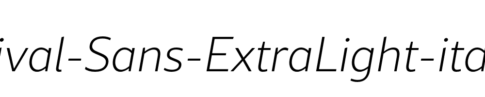 Rival-Sans-ExtraLight-italic