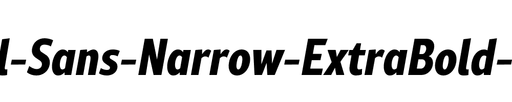 Rival-Sans-Narrow-ExtraBold-italic