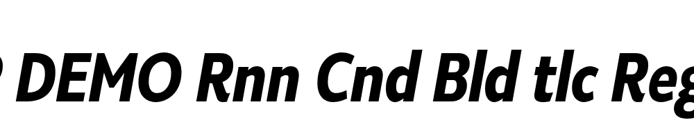 FSP DEMO Rnn Cnd Bld tlc Regular