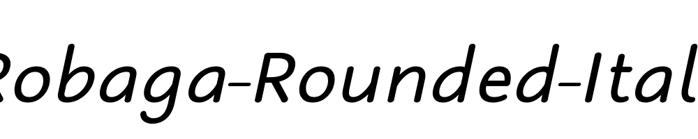 Robaga-Rounded-Italic