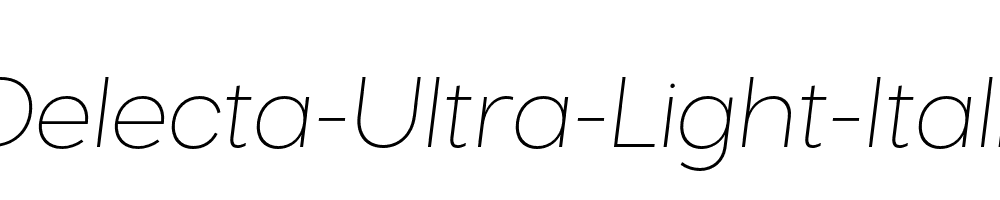 Delecta-Ultra-Light-Italic