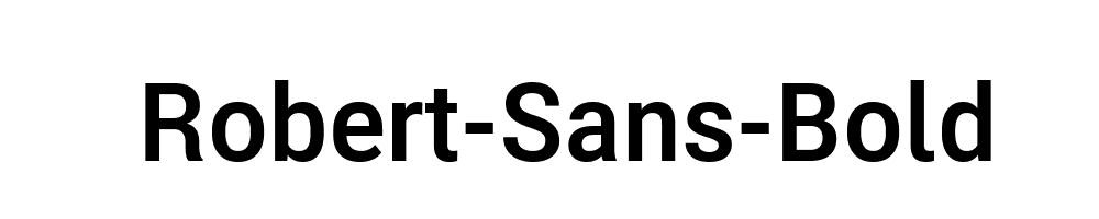 Robert-Sans-Bold