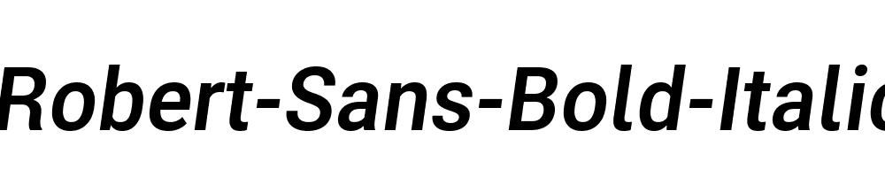 Robert-Sans-Bold-Italic