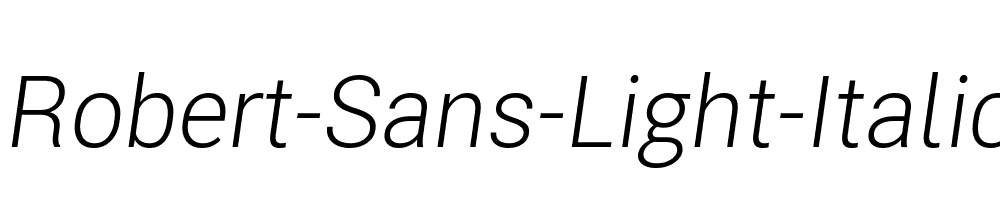 Robert-Sans-Light-Italic